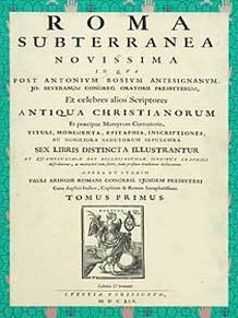 Item #661-3 Roma Subterranea Novissima = Catacombs of Rome. Paolo Aringhi