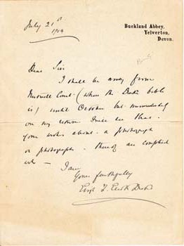 Item #67-0142 ALS from Elizabeth Elliott Drake to an unknown correspondent. Elizabeth Elliott Drake