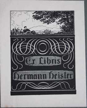 Item #67-0228 Ex Libris Hermann Heisler. Anonymous