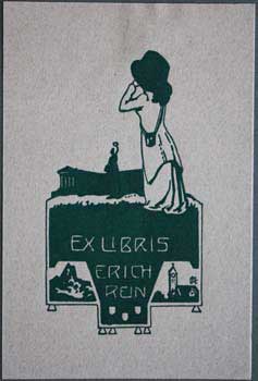 Item #67-0233 Ex Libris Erich Rein. Hermann Keil