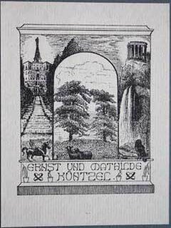 Item #67-0239 Ernst und Mathilde Küntzel. Anonymous