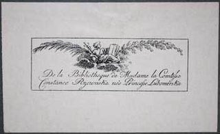 Item #67-0258 De la bibliotheque de Madame la Comtesse Constance Rzewuska, née Princesse...