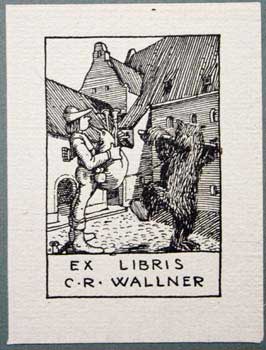 Item #67-0287 Ex Libris C. R. Wallner. Otto Blümel