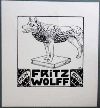 Item #67-0288 Fritz Wolff Mein Buch. Anna Kretschmar