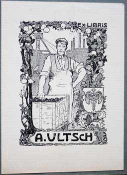 Item #67-0298 Ex Libris A. Ultsch. Gustav Schliwa