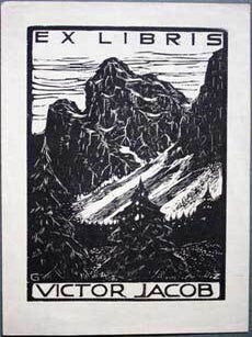 Item #67-0327 Ex Libris Victor Jacob. Anonymous