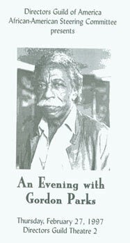 Item #67-0373 Director's Guild of America African-American Steering Committee presents An...