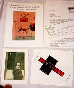 Item #67-0482 The Song of Songs, with Ten Original Lithographs by Paul Wunderlich. Paul Wunderlich.