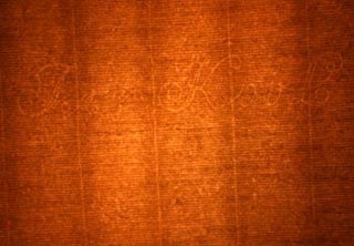 Item #67-0495 Blank sheet of antique laid paper countermarked "Jan Kool." Jan Kool