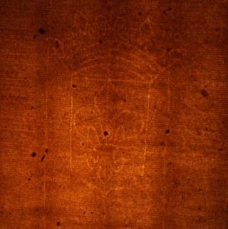 Item #67-0499 Blank sheet of antique laid paper with Lily of Strasbourg watermark. Unknown...