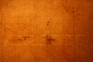 Item #67-0511 Blank sheet of antique laid paper countermarked AHL FDDC. Unknown Papermaker