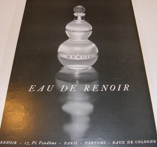 Item #68-0009 Eau De Renoir. Renoir Parfums