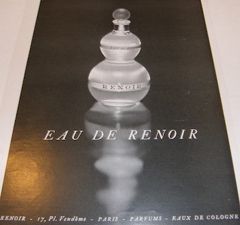 Item #68-0009 Eau De Renoir. Renoir Parfums.