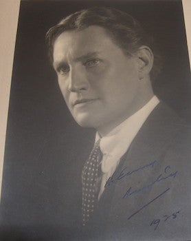 Item #68-0034 Black & White Photograph signed by actor [H. Ewing Ainsley?]. 20th Century...
