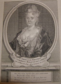 Item #68-0044 Anne Therese de Marquenat de Courcelles. Jean Francois Daumont, 1740 - 1775, engrav