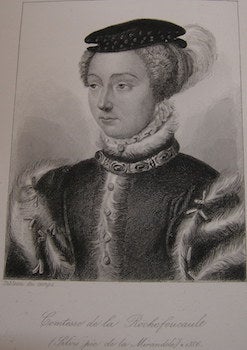 Item #68-0045 Comtesse de la Rochefoucault (Silvis Pic De La Mirandole). Charles Gavard, b. 1794,...