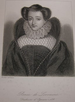 Item #68-0062 Renee De Lorraine, Duchesse d'Ognano. 1638. Gavard, Engraver