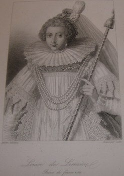 Item #68-0064 Louise De Lorraine, Reine de France. 1601. Colin, Engraver