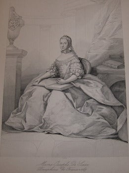 Item #68-0079 Marie Josephe de Luxe, Dauphine de France, 1767. Gavard, engrav