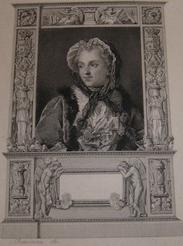 Item #68-0080 Marie Leczinska, Reine De France, 1768. Bonvoison, engrav