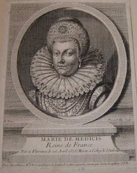 Item #68-0085 Maria De Medicis. Reine de France, 1641. Etienne Fessard, engrav