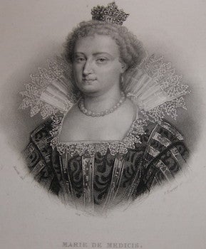 Item #68-0087 Maria De Medicis. Fournier, After Marckl, engrav
