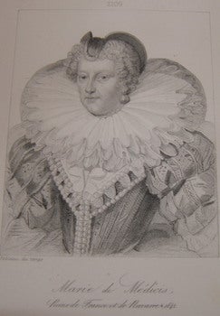 Item #68-0088 Maria De Medicis. Reine de France & Navarre, 1642. Gavard, engrav