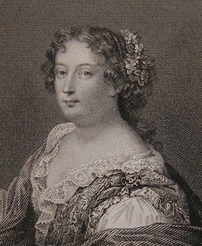 Item #68-0094 Duchesse de Montausier. Bonsoison, After Mignard, engrav