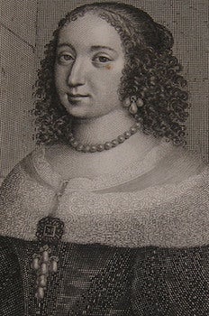 Item #68-0107 Marguerite de Lorraine, Duchesse d'Orleans 1627. Daret, des