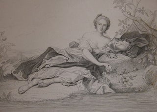 Item #68-0116 Louise Henrietta de Bourbon-Conty, Duchesse d'Orleans, 1750. Nattien, Janet Lange,...