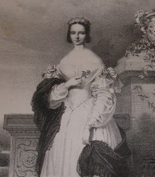 Item #68-0119 Mademoiselle La Duchesse D'Orleans. Aime De Lemud, after Mademoiselle Ad Duclureau, lith.
