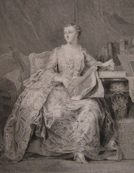 Item #68-0124 Pompadour (Jeanne Antoinette Poisson) Marquise de. L. Massard, after Steuben...
