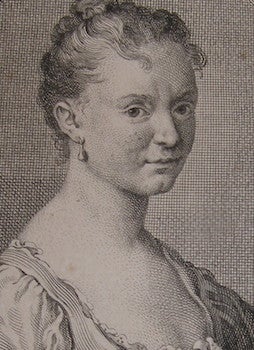 Item #68-0133 Rosa Alba Carriera de l'Academie Royal de Peinture. Lepicie, engrav