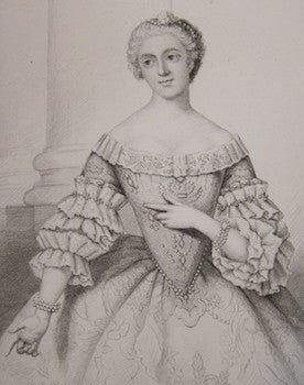 Item #68-0142 Sophie Phiippine Elis[abe]th Justine de France (Madame Sophie) 1782. Nattier, del