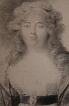 Item #68-0144 Madame [Germaine] De Stael (1766-1817). After Jean-Baptiste Isabey