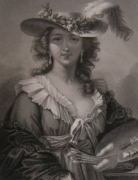 Item #68-0158 Madame Lebrun. Marie Louise-Elisabeth Vigeel. 1842. Geoffrey, Gavard, engrav