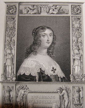 Item #68-0165 Duchesse D'Aigvillon. Deveria, Perrot fils, del, engrav
