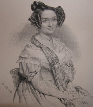 Item #68-0167 Madame Ancelot. Aubert, Cie, publ., engrav., M. Adolphe.