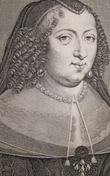 Item #68-0169 Anna, Infantin von Spanien. 17th Century French Engraver.