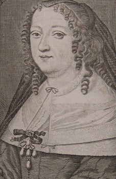 Item #68-0182 Anne d'Austriche Reine de France. N. De L' Amerffin, engrav