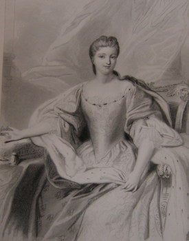 Item #68-0202 Bourbon, (Charlotte de Hesse-Rheinfels-Rothenbourg, Princesse de Conde, Duchesse de). 1741. Gavard, After Pierre Gaubert, publ.