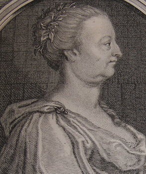 Item #68-0209 Anne le Fevre. 1720. S. Desrochers, engrav., pinx., Babt. Seret