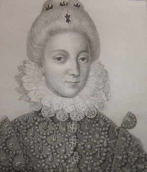 Item #68-0220 Touchet (Marie) Duchesse d'Entragues. Maitresse de Charles IX. 1620. Belloli, des
