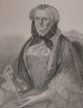 Item #68-0228 Geoffrin (Marie-Therese Rodet, Dame). 1777. Jeanneret, L. Massard Gavard, engrav., publ.