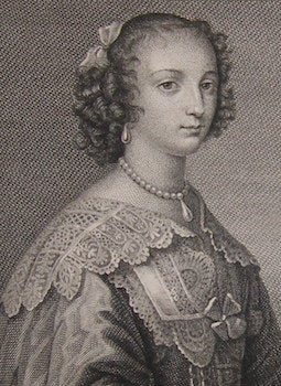 Item #68-0250 Henriette of France. Bertonnier, after Adrien Van der Werff, engrav