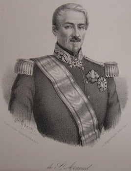 Item #68-0261 Arnaud (Jacques Leroy de Saint-Arnaud, Marshal of France). Auguste Bry, Rosselin, print, publ.