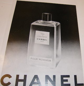 Item #68-0395 Eau De Cologne Chanel Paris. Pour Monsieur. Chanel