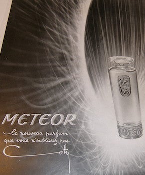 Item #68-0417 Meteor Le Nouveau Parfum Que Vous N'Oublierez Pas. Coty