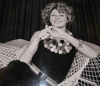 Item #68-0425 Emmanuelle Riva. Photograph from the 1970 Cannes Film Festival. Agence France-Presse