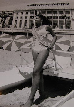 Item #68-0430 Miss Festival. Photograph from the 1970 Cannes Film Festival. Agence France-Presse